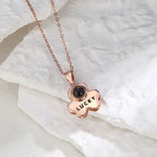 Customizable Photo Bear Projection Necklace Silver Shiny Necklace nowadaysfashion
