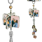 Customizable photo Car Rearview Mirror Pendant Car Interior Modeling Crystal Ball Ornaments nowadaysfashion