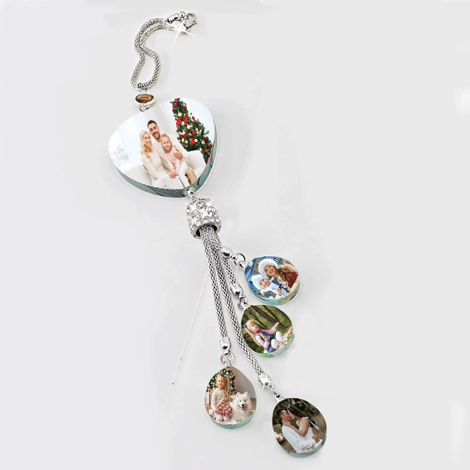 Customizable photo Car Rearview Mirror Pendant Car Interior Modeling Crystal Ball Ornaments nowadaysfashion