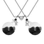 Customizable photo Creative Astronaut Pendant Couple Projection Necklace nowadaysfashion