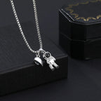 Customizable photo Creative Astronaut Pendant Couple Projection Necklace nowadaysfashion