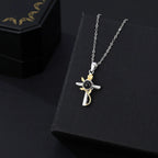 Customizable Photo Cross Projection Necklace  Pendant Jewelry nowadaysfashion