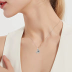 Customizable photo Cute moon necklace Projection Necklace nowadaysfashion