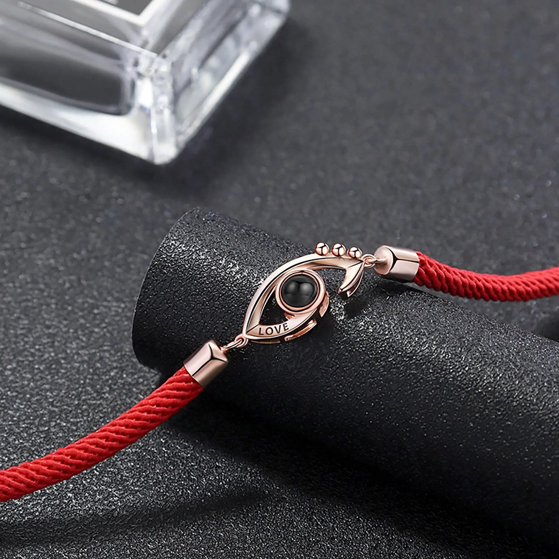Customizable Photo EyesCircle Photo Bracelet Personalized Custom Photo Couple Bracelet - Blade & Thread