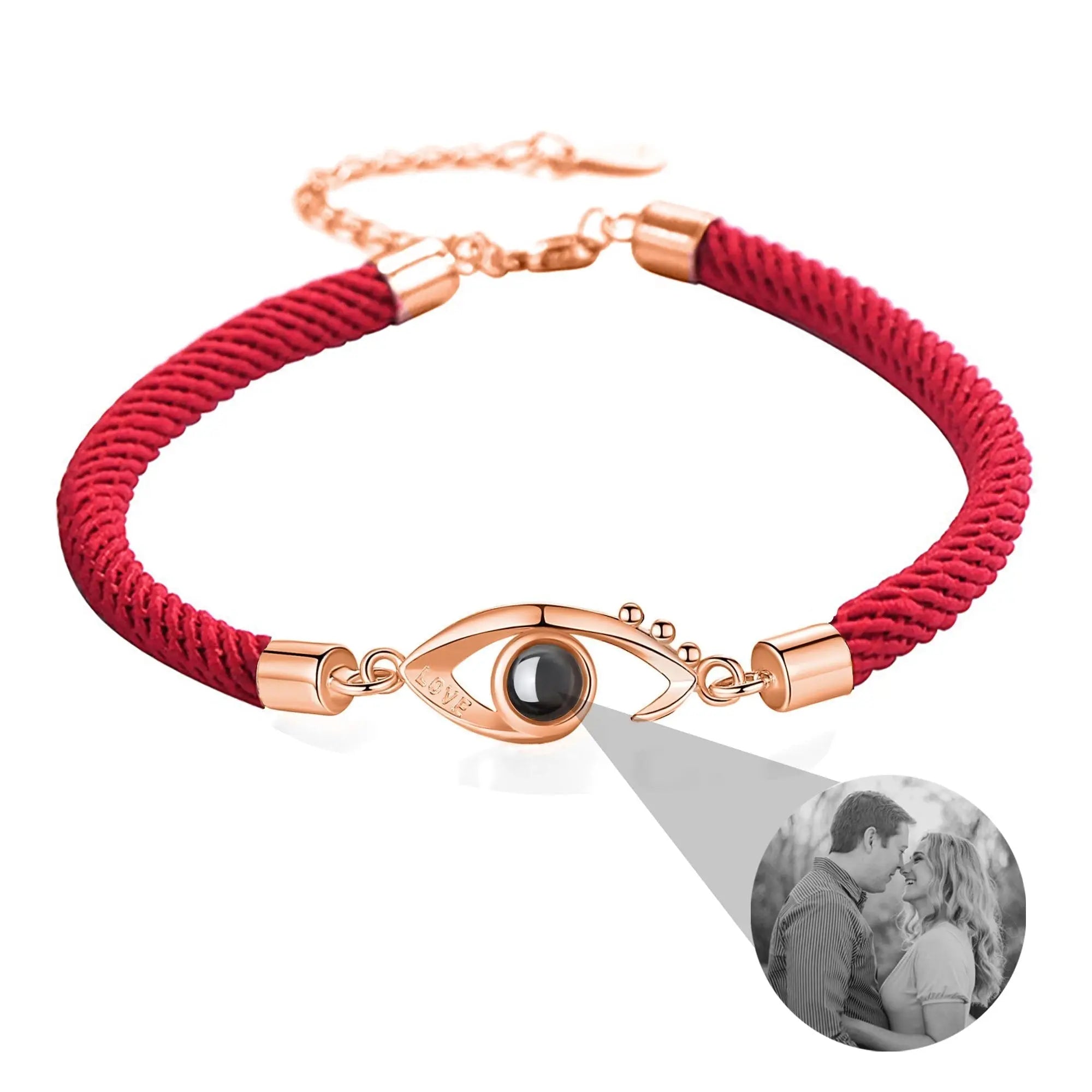 Customizable Photo EyesCircle Photo Bracelet Personalized Custom Photo Couple Bracelet nowadaysfashion