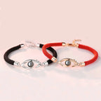 Customizable Photo EyesCircle Projection Bracelets Personalized  Couple Memorial Jewelr nowadaysfashion