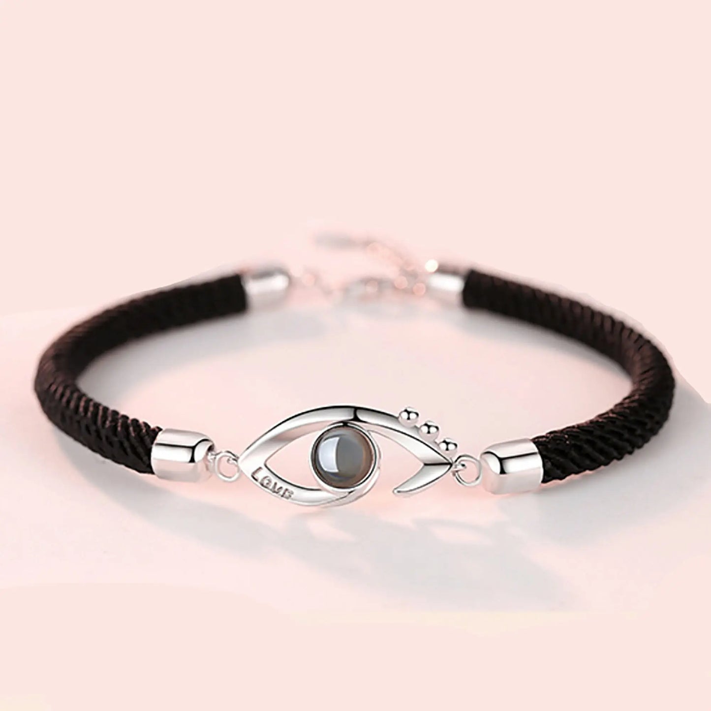 Customizable Photo EyesCircle Projection Bracelets Personalized Couple Memorial Jewelr - Blade & Thread