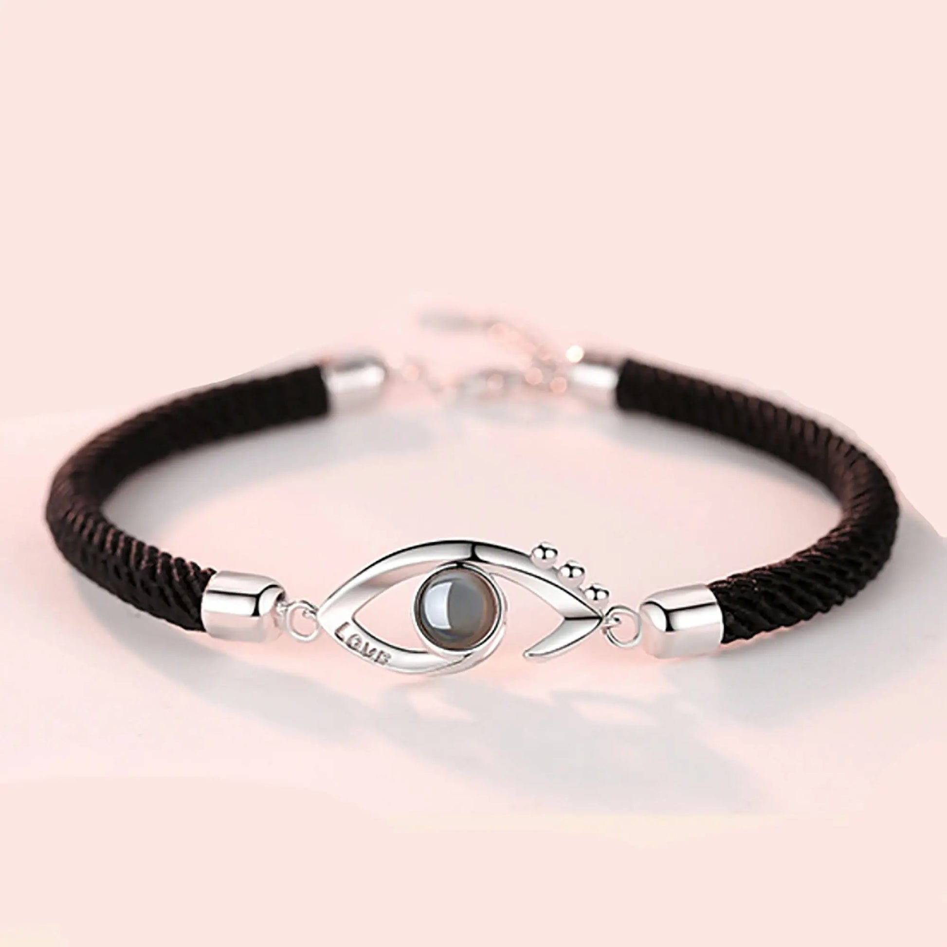 Customizable Photo EyesCircle Projection Bracelets Personalized Couple Memorial Jewelr - Blade & Thread