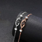 Customizable Photo EyesCircle Projection Bracelets Personalized  Couple Memorial Jewelr nowadaysfashion