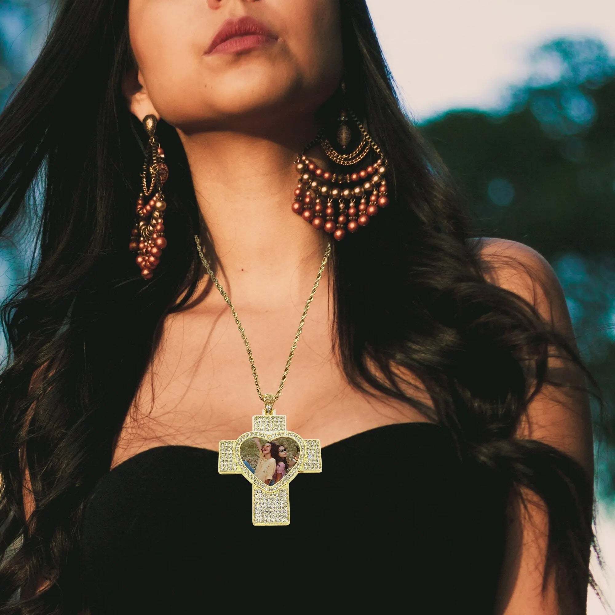 Customizable Photo Hip Hop Neck Fashion Jewelry Gifts Accessories Necklaces nowadaysfashion