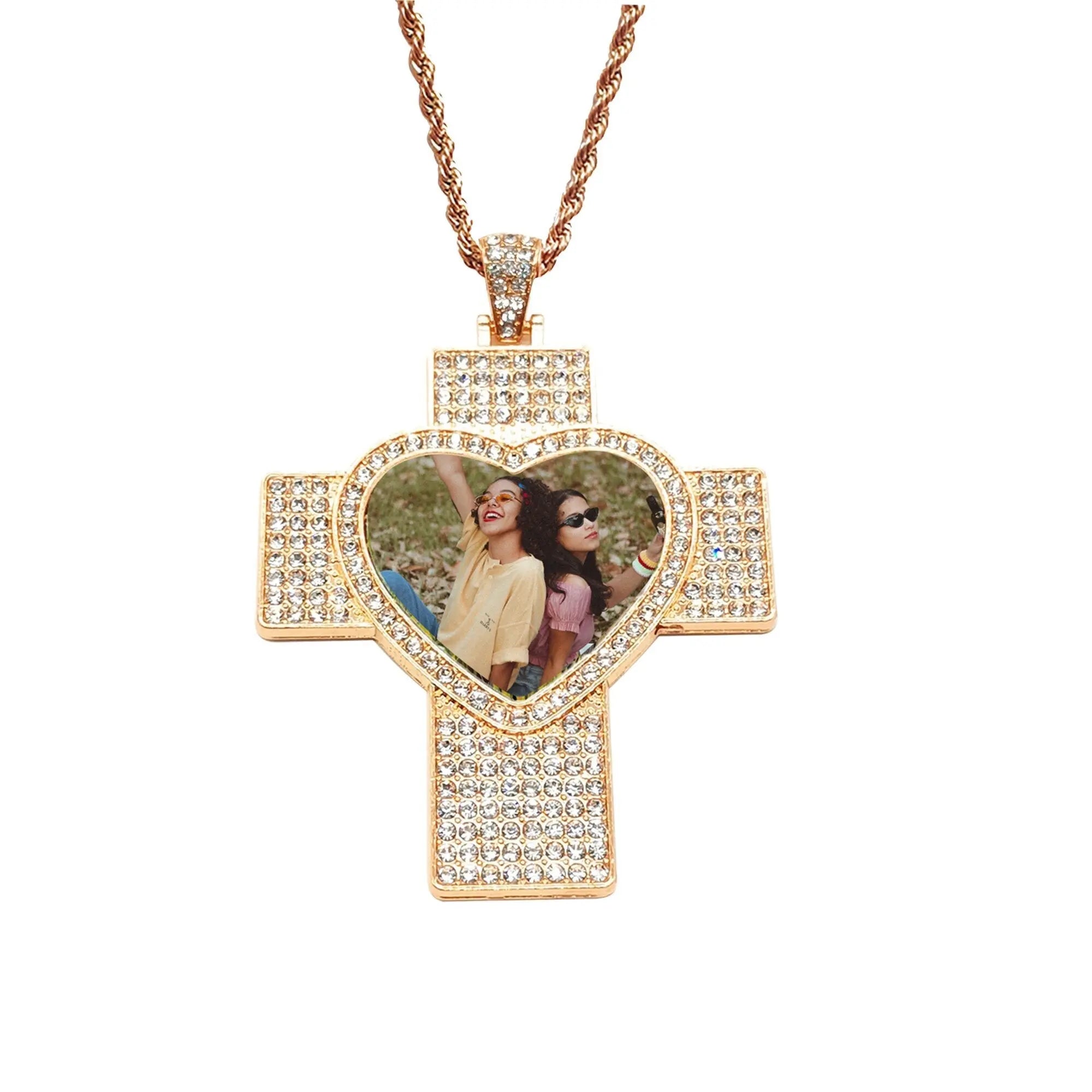 Customizable Photo Hip Hop Neck Fashion Jewelry Gifts Accessories Necklaces nowadaysfashion