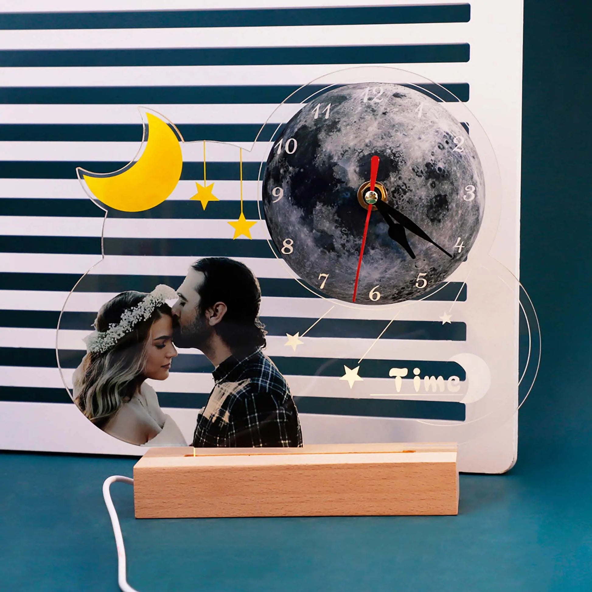Customizable Photo Moon Lights LED Wall Lights Interior Lighting - Blade & Thread