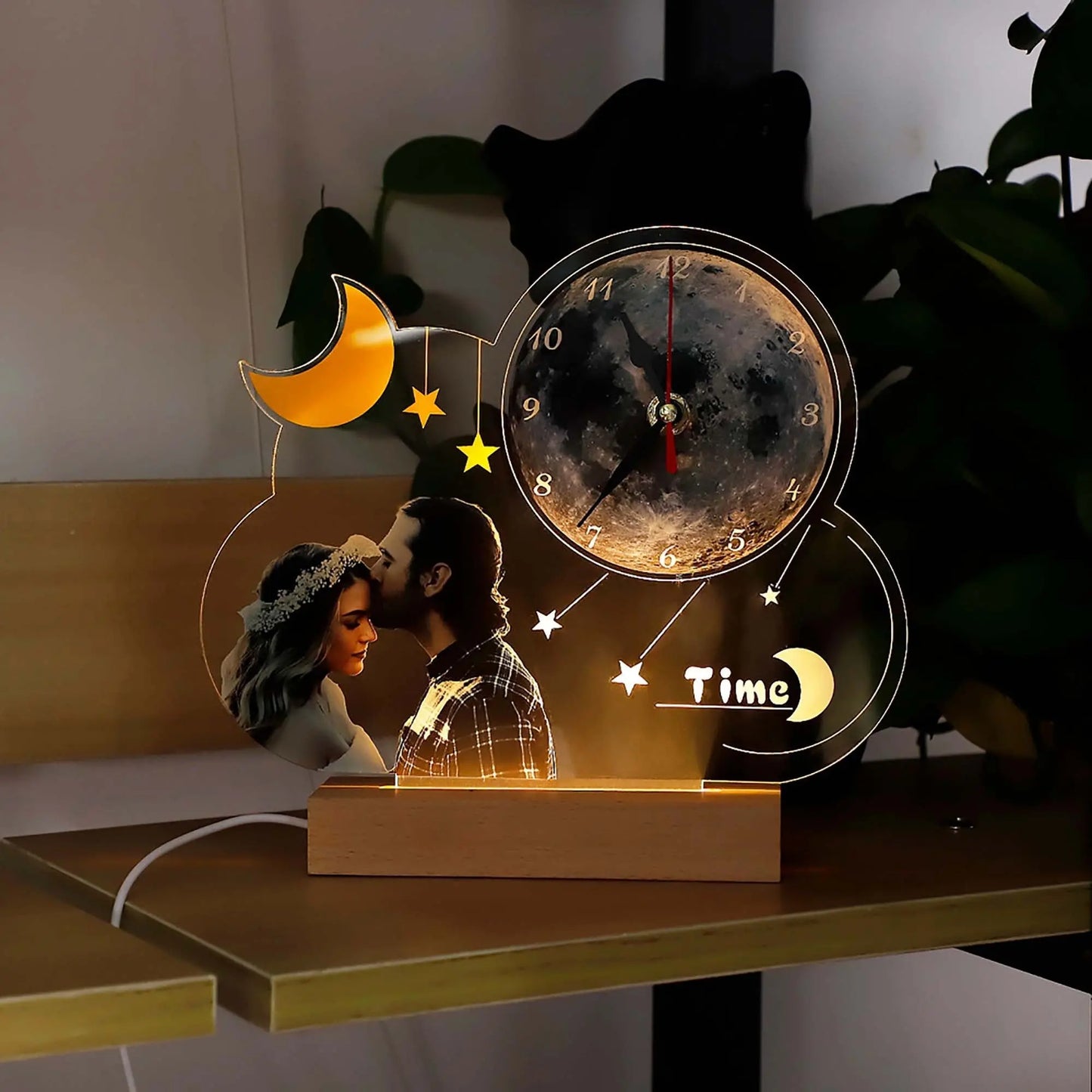 Customizable Photo Moon Lights LED Wall Lights Interior Lighting - Blade & Thread