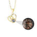 Customizable Photo Necklaces Silver Shiny Heart Chain Necklace Birthday Gifts nowadaysfashion