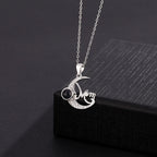 Customizable photo of the moon Projection Necklace  Pendant Jewelry nowadaysfashion