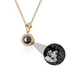 Customizable Photo Projection Necklace Couple Girlfriend Couple Jewelry nowadaysfashion