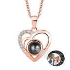 Customizable photo Projection Necklace Pendant Jewelry For Lover Girlfriend nowadaysfashion