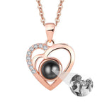 Customizable photo Projection Necklace Pendant Jewelry For Lover Girlfriend nowadaysfashion