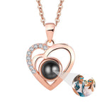 Customizable photo Projection Necklace Pendant Jewelry For Lover Girlfriend nowadaysfashion