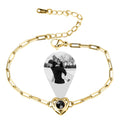 Customizable photo Projection Photo Bracelet-Heart Pendant Memorial Bracelet nowadaysfashion