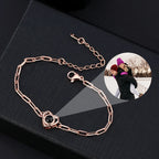 Customizable photo Projection Photo Bracelet-Heart Pendant Memorial Bracelet nowadaysfashion