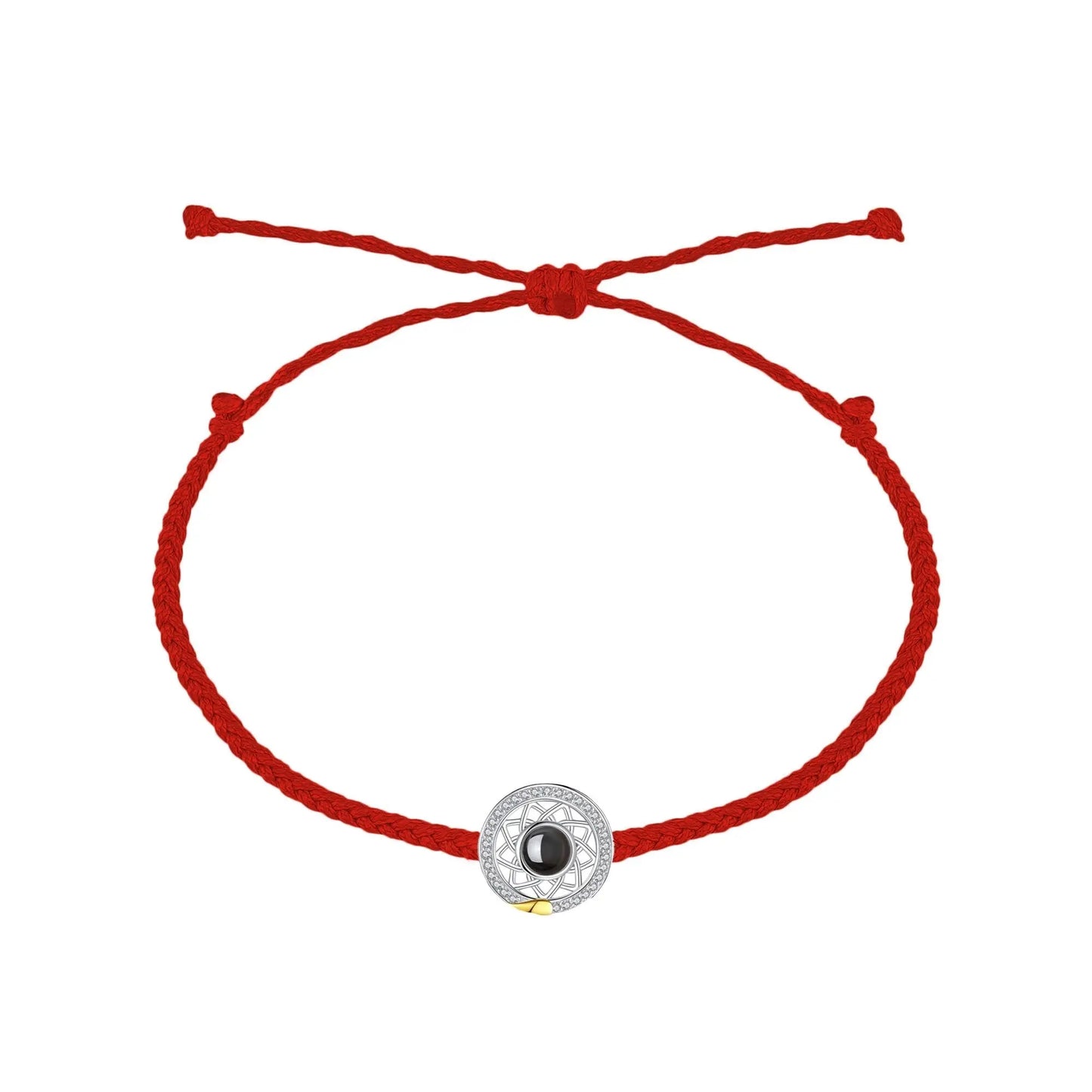 Customizable Photo Sun Moon Bracelet Stainless Steel Couple Bracelet - Blade & Thread