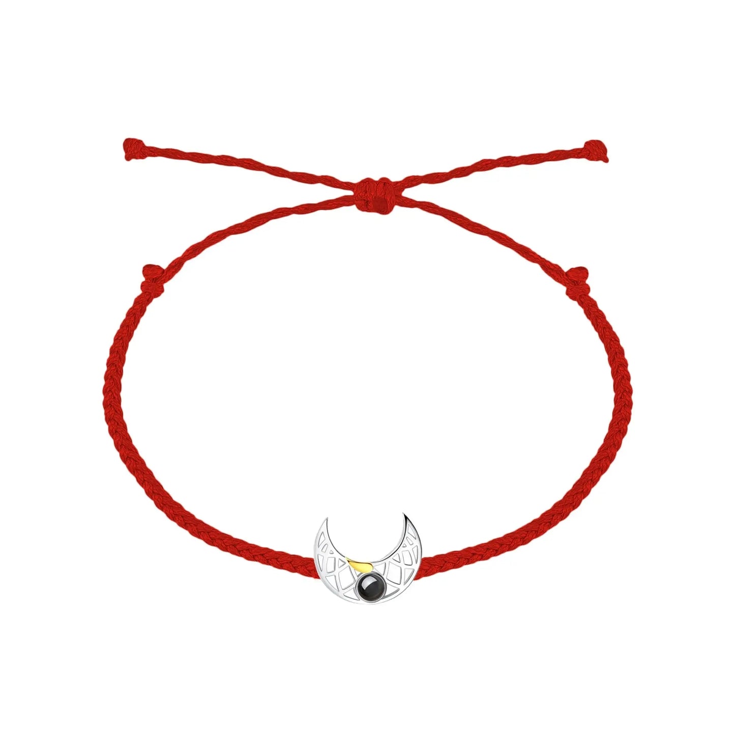 Customizable Photo Sun Moon Bracelet Stainless Steel Couple Bracelet - Blade & Thread