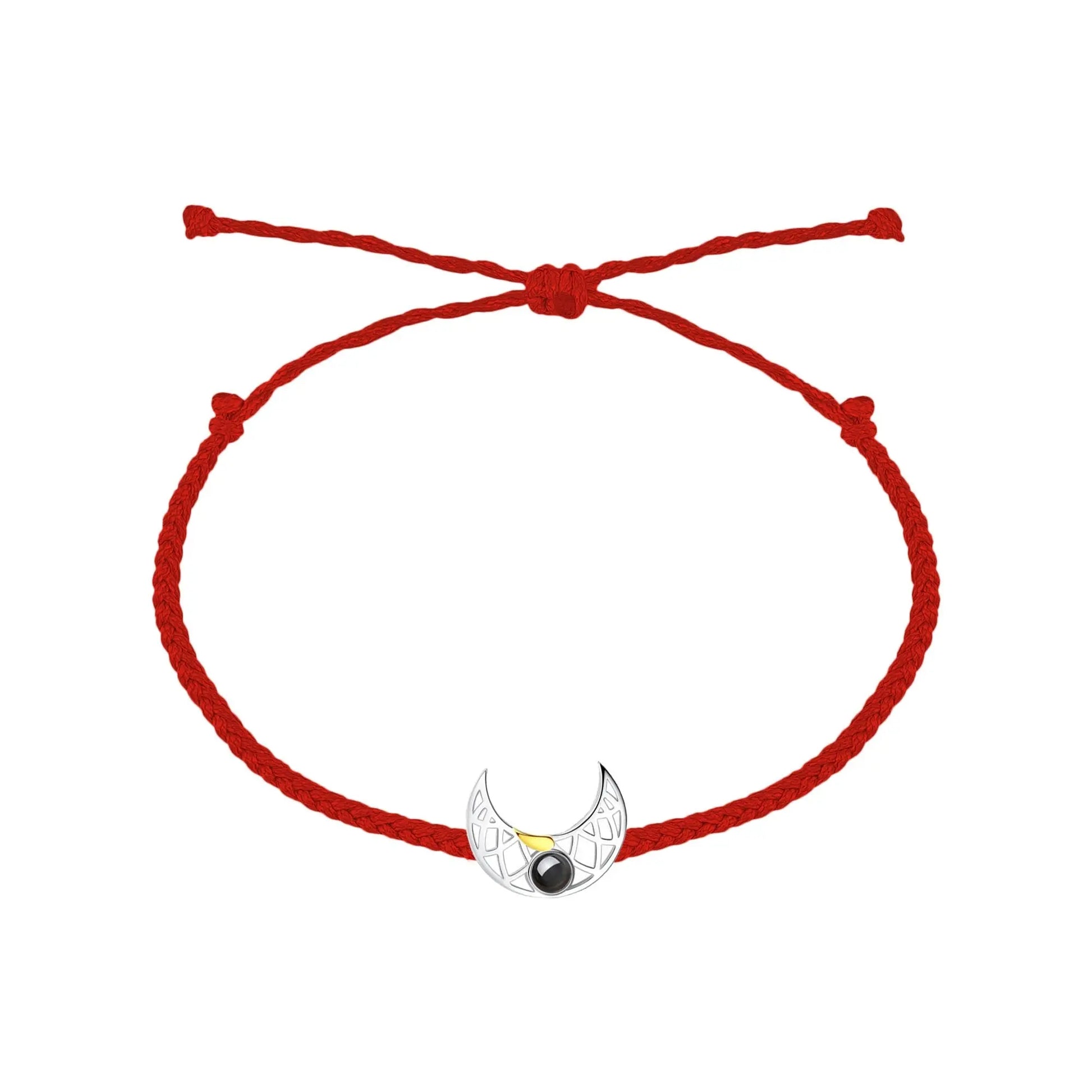 Customizable Photo Sun Moon Bracelet Stainless Steel Couple Bracelet - Blade & Thread