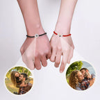 Customizable Photo Sun Moon Bracelet Stainless Steel Couple Bracelet nowadaysfashion