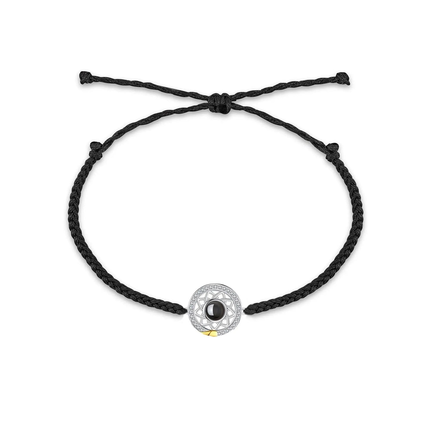 Customizable Photo Sun Moon Bracelet Stainless Steel Couple Bracelet - Blade & Thread