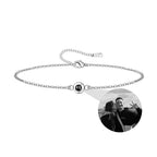 Customizable Photo Titanium Steel Woven Bracelet is About Color Projection Photos nowadaysfashion