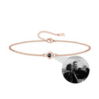 Customizable Photo Titanium Steel Woven Bracelet is About Color Projection Photos nowadaysfashion