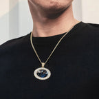 Customizable photoMen's Fashion Inlaid Exquisite Micro-dense Zircon Hip Hop Rock Party nowadaysfashion