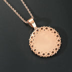 Customizable photoMen's Fashion Inlaid Exquisite Micro-dense Zircon Hip Hop Rock Party nowadaysfashion