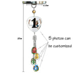 Customizable photos Car Rearview Mirror Hanging Ornament Artificial Crystal Styling nowadaysfashion