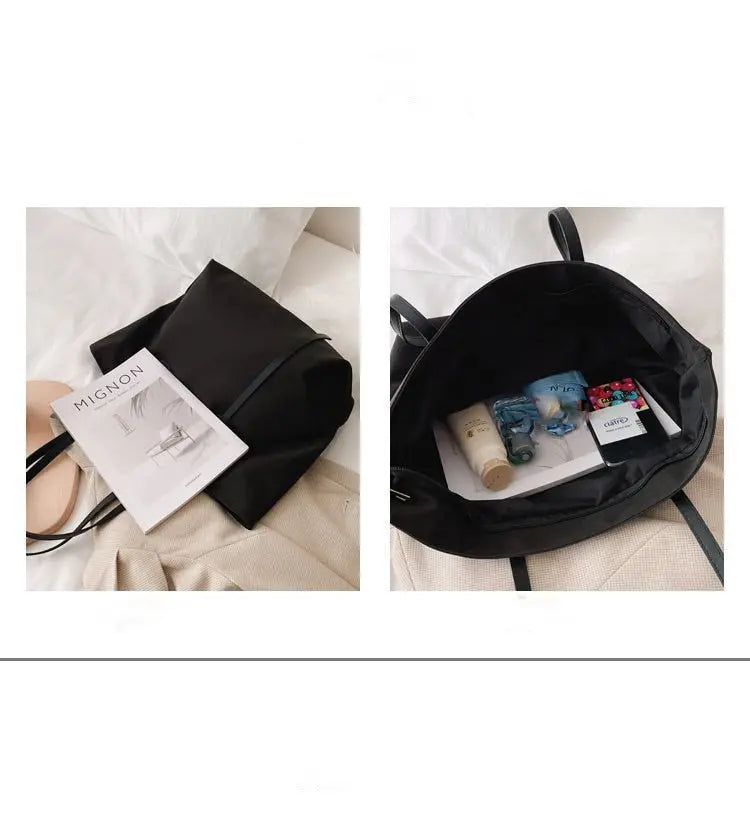 Customizable Tote Oxford Bag Embroidered Name One-Shoulder Handbag - Blade & Thread