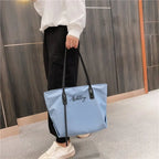 Customizable Tote Oxford Bag Embroidered Name One-Shoulder Handbag nowadaysfashion
