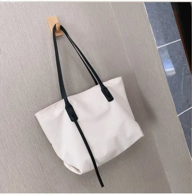 Customizable Tote Oxford Bag Embroidered Name One-Shoulder Handbag - Blade & Thread