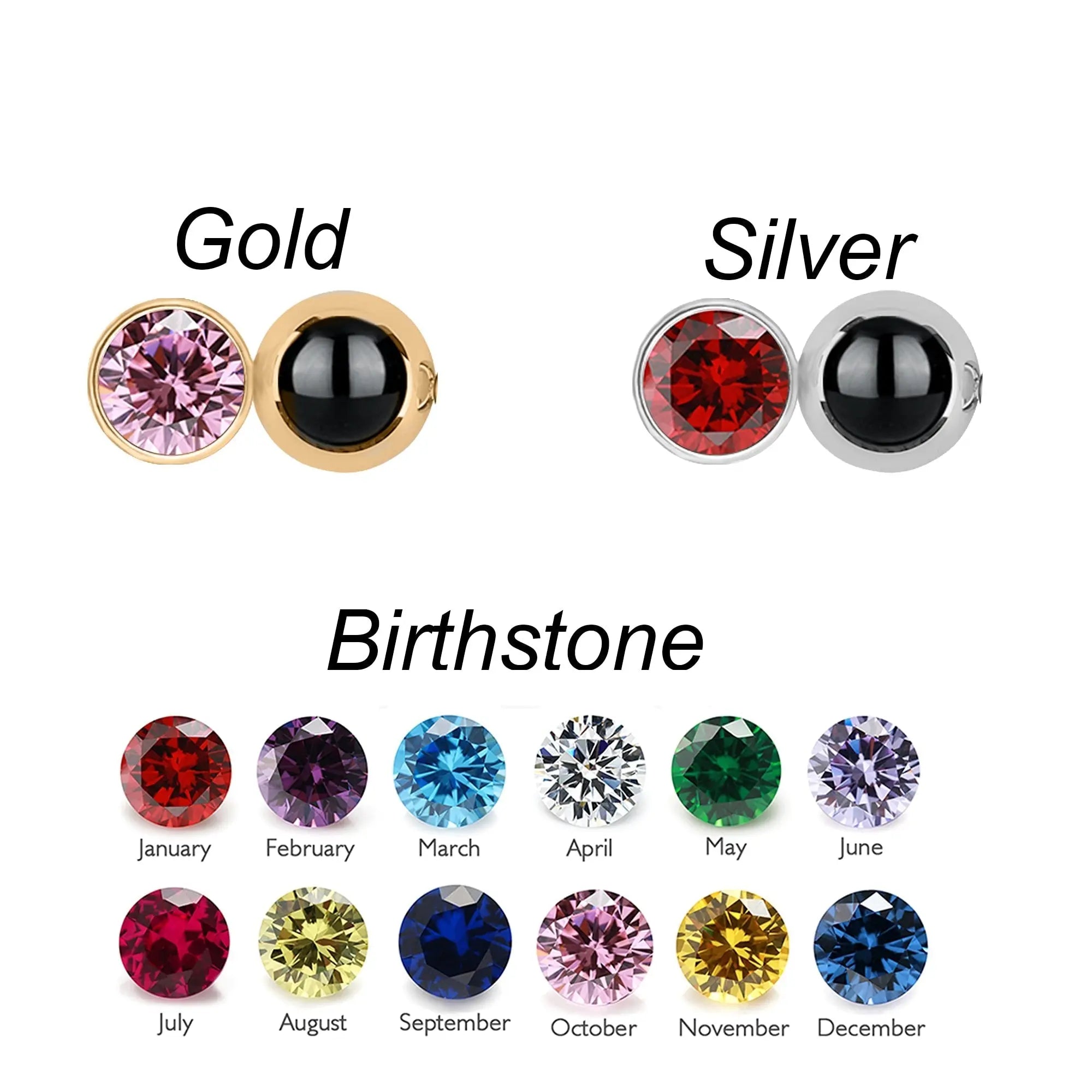Customized birthstone Personalized Circle Photo Bracelet nowadaysfashion