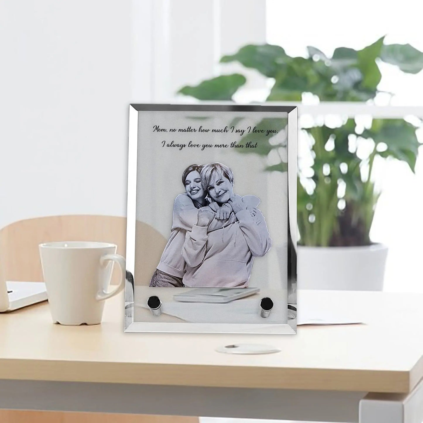 Customized Crystal Family Lovers Photo Album Image Laser Photo Frame - Blade & Thread