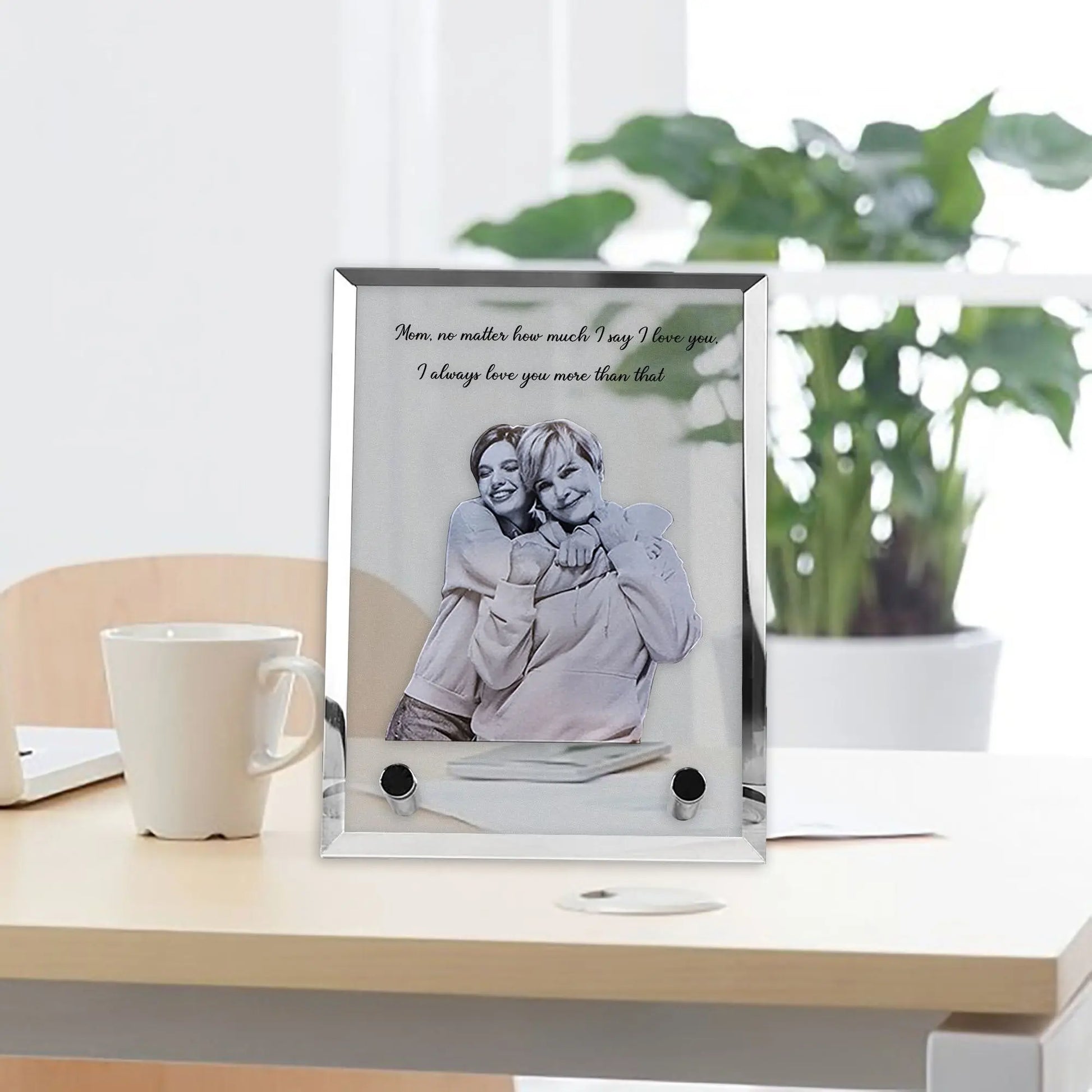 Customized Crystal Family Lovers Photo Album Image Laser Photo Frame - Blade & Thread