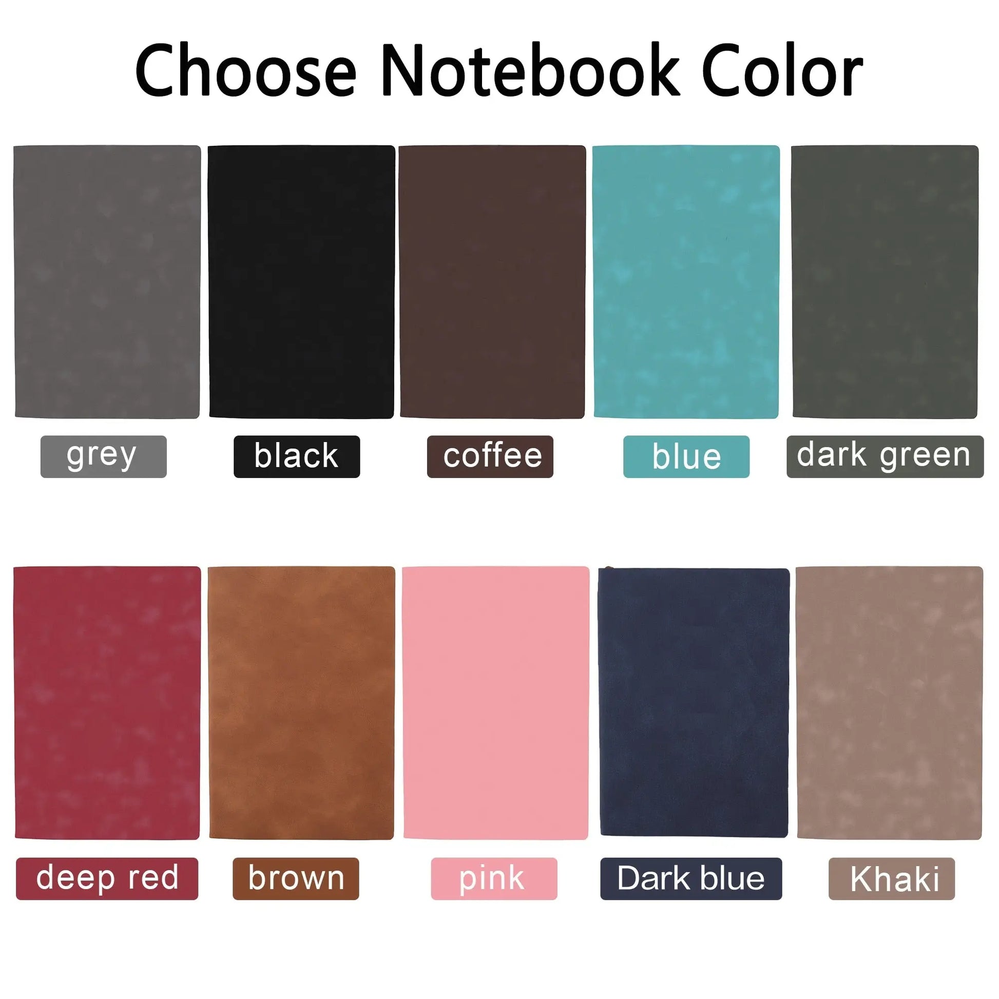 Customized DIY Leather Notebooks Soft Cover Business A5 Journals - Blade & Thread