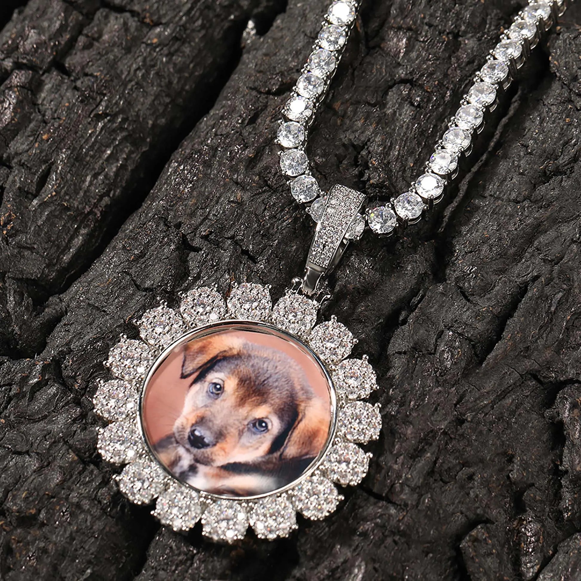 Customized photo necklace Hip hop necklace Women Men on The Neck Fashion Jewelry - Blade & Thread