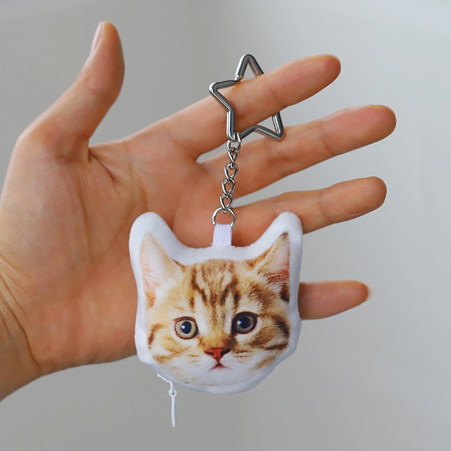 Customized Plush Doll Pendant Cute Pets Picture Keychains Custom Gifts - Blade & Thread