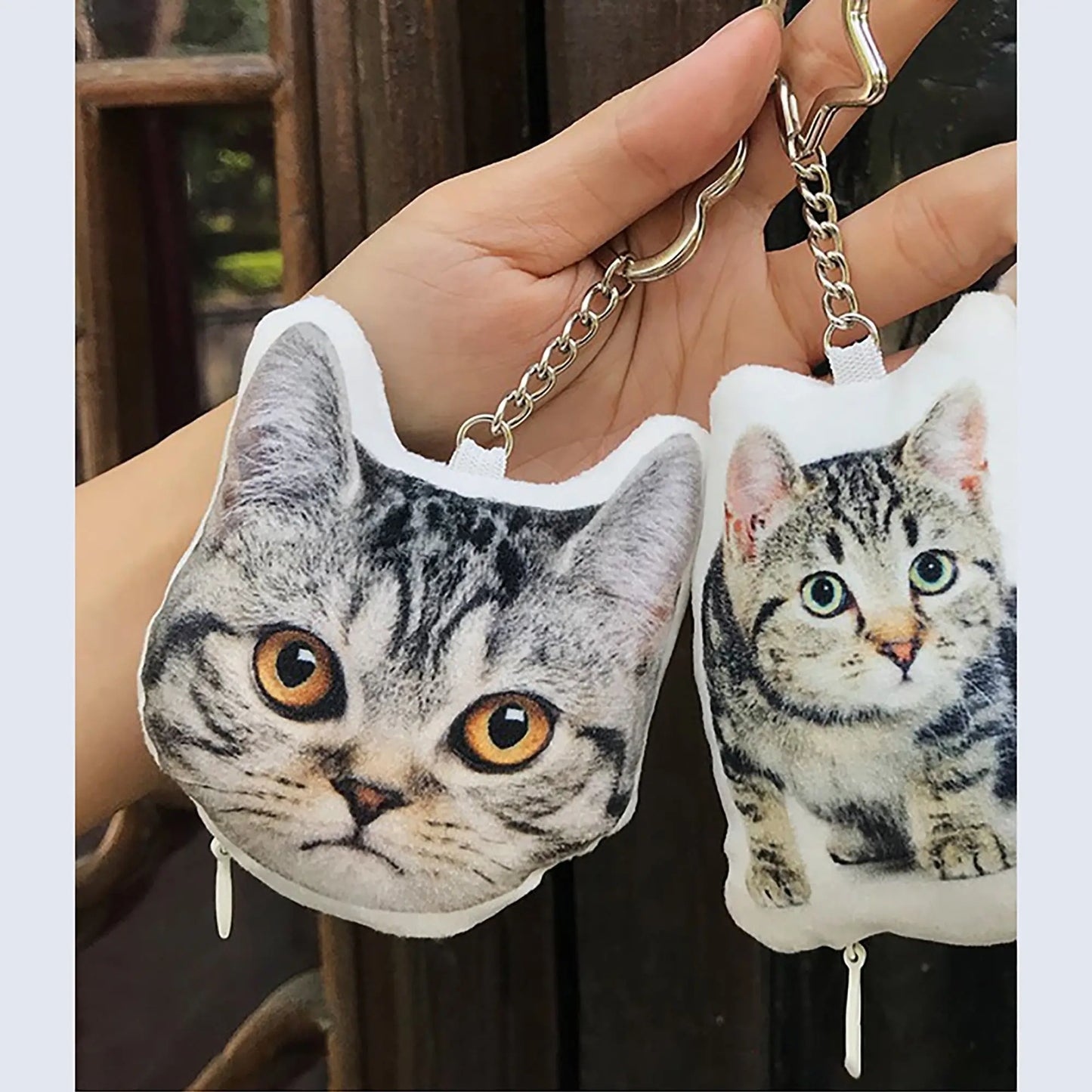 Customized Plush Doll Pendant Cute Pets Picture Keychains Custom Gifts - Blade & Thread