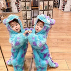 Cute Animal Baby Jumpsuit With Hooded Zipper - Blade & Thread