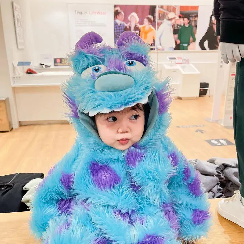 Cute Animal Baby Jumpsuit With Hooded Zipper My Store 2
