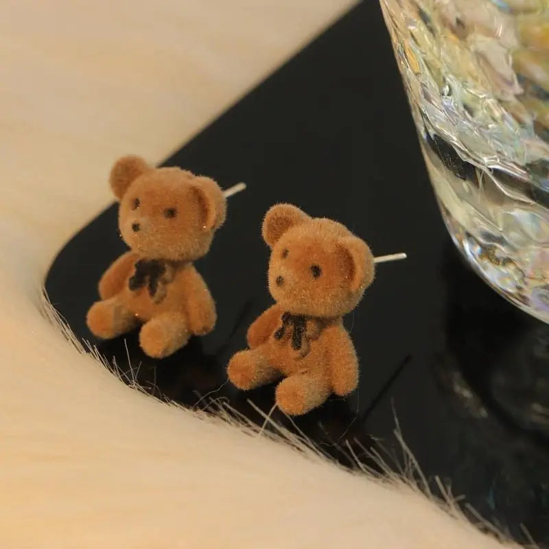 Cute Plush Bear Pendant Necklace Collar Jewelry - Blade & Thread