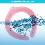 Ice Maker Cooling Tube Neck Wraps for Instant Cooling Relief Blade & Thread