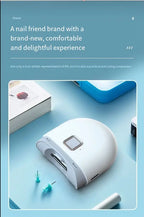 Electric Nail Clipper With Light Nail Polishing Machine Blade & Thread